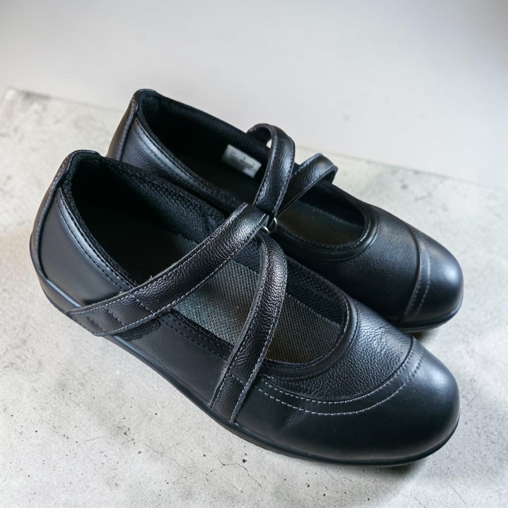 Ortho Feet Shoes Womens 9 B Narrow Black Leather Celina‎ Diabetic Mary Jane